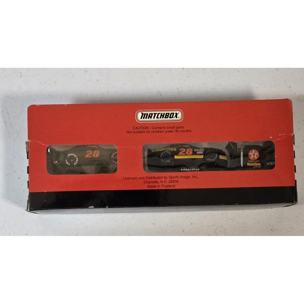 Matchbox Super Star‎ Team Convoy Davey Allison #28 Havoline NASCAR 1993 VG Box